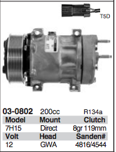 Sanden Compressor - Genuine OEM Grade Navistar