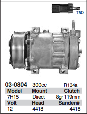 Sanden Compressor - Genuine OEM Grade Navistar