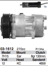 Sanden Compressor - Genuine OEM Grade fits Freightliner Trucks