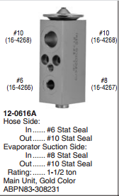 Expansion Valve fits Freightliner