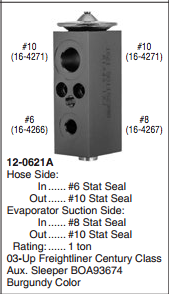 Expansion Valve fits Freightliner