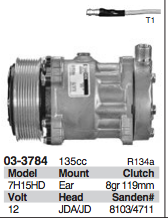Sanden Compressor - Genuine OEM Grade Multi Fit Applications