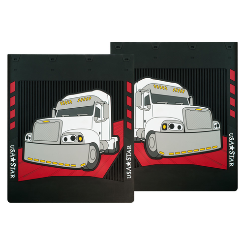 Rubber Mud Flaps Fits Freightliner Century (Pair)