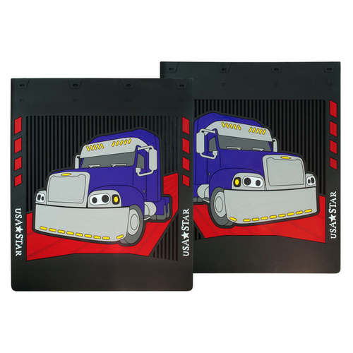 Rubber Mud Flaps Fits Freightliner Century (Pair)