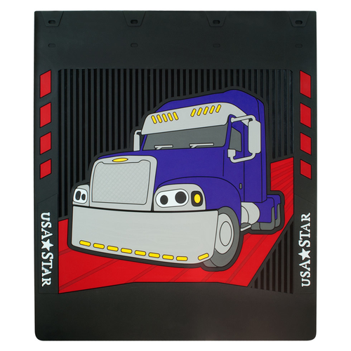 Rubber Mud Flaps Fits Freightliner Century (Pair)