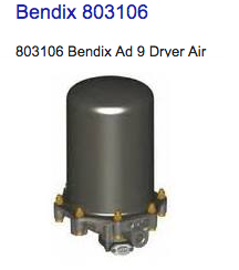 Bendix Ad-9 Air Dryer For Cascadia Models