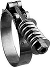 Spring - Loaded T-Bolt Clamps Clamping Range 90-98 mm, 3-9/16" - 3-7/8"
