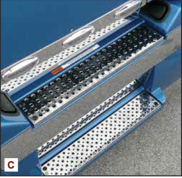 Steps fits Volvo Generation 2 Vn (Each) 28.5” Long Stainless Steel 304