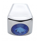 A/C Slider Control Knob With Blue Crystal For Freightliner (3-Pack)