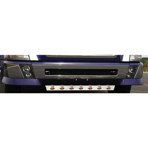 Chrome Plastic Center Bumper Trim Fits Volvo VN/VNL 2003-2017