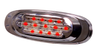 Led Oval Marker Clear Red