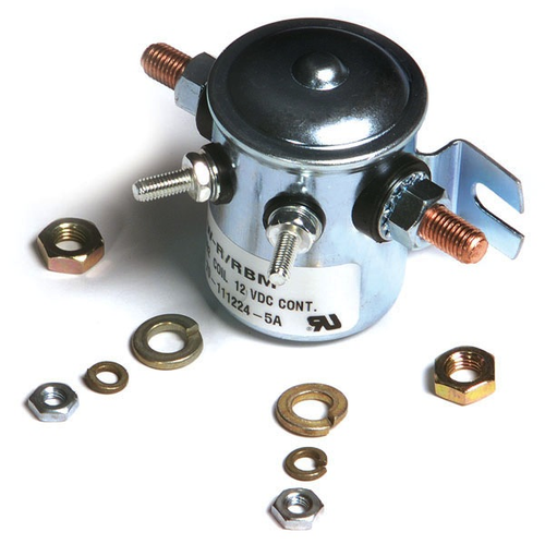 Starter Solenoid Switch 4 Ground, 12V 100A continuous duty, 150A in rush