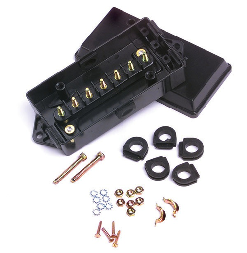 7 Terminal Junction Tailer Box Black