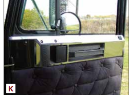Upper Door Trims, (Kit) fits Freightliner Classic, Fld