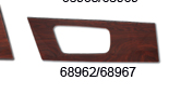 Wood Color Driver Door Panel For Kw 2005 W & T Model