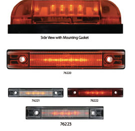 Thin Line Wide Angle Surface Mount LED Marker Light