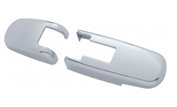 Chrome Hood Latch Cover Set For Kenworth T660 (2008-2016) And Peterbilt 386 (2006-2016)