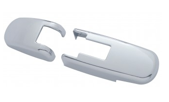 Chrome Hood Latch Cover Set For Kenworth T660 (2008-2016) And Peterbilt 386 (2006-2016)