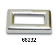 Switch Label Bezel Cover Fits Kenworth W Set 6 Chrome Plastic