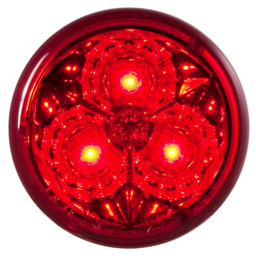 2” Round Star Design 3 LED Marker Light 12V