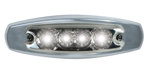 5" Star Oval 4 LED Light 24V