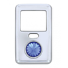 Chrome Plastic fits Volvo Switch Cover - Blue