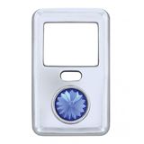 Rocker Switch Cover With Crystal For 1998-2018 Volvo VNL - Blue