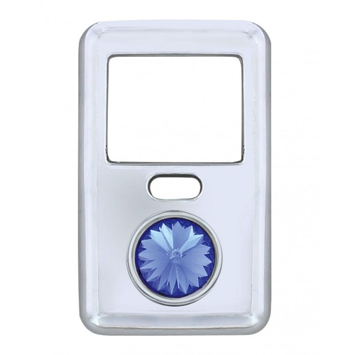 Rocker Switch Cover With Crystal For 1998-2018 Volvo VNL - Blue