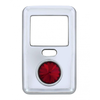 Chrome Plastic fits Volvo Switch Cover - Red