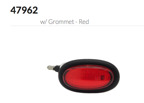 Grote MicroNova® LED Clearance Marker Lights Red