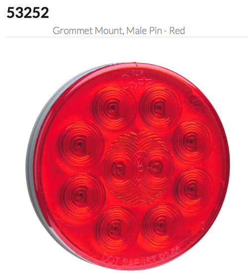 Supernova® 4" 10-Diode Pattern Led Stop Tail Turn Lights