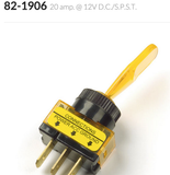 Toggle, On/Off, Glow, 20 Amp, Amber