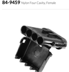 4 Way Female Connectors  Pk 5