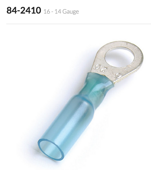 Heat Shrink Ring, 16-14 Ga, #10, Pk 15