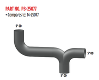Exhaust 5" Y-Pipe  Fits Peterbilt 387