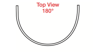 6" x 48" Heat Shield Vertical Slots Polished SS with 2 Brackets