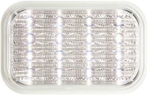 Clear Back-Up Light, Recessed Mount, Standard 2-Pin Connection, 12V