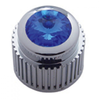 A/C Control Dial Knob - Blue Diamond