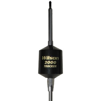 Wilson T2000 Series Mobile Cb Trucker Antenna With 10" Shaft, Black