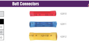Red Butt Connectors 22-18Ga Set 10