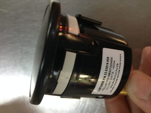 Air Gauge fits Freightliner Century and Columbia >>>>Black Border<<<<