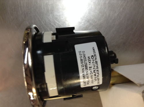 Air Gauge fits Freightliner Century and Columbia >>>>Chrome Border<<<<