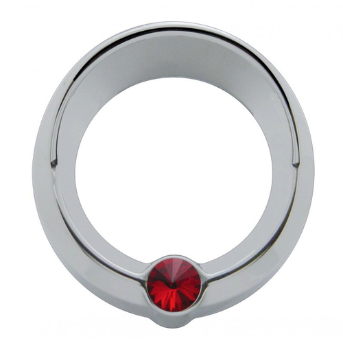 Red Diamond Small Gauge Cover W/ Visor Fits Freightliner