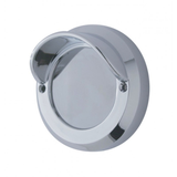 2'' Chrome Plastic Mirror Light Bezel With Visor