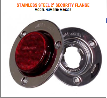 Stainless Steel 2" Security Flange Maxxima