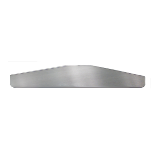 Bottom Mud Flap Plate With 3 Holes 3” X 16” Chrome