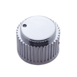 Chrome Plastic 1" Diameter Control Knob
