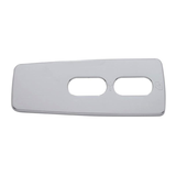 Chrome Window Switch Cover For 2008-2017 Freightliner Cascadia - Passenger - 2 Openings