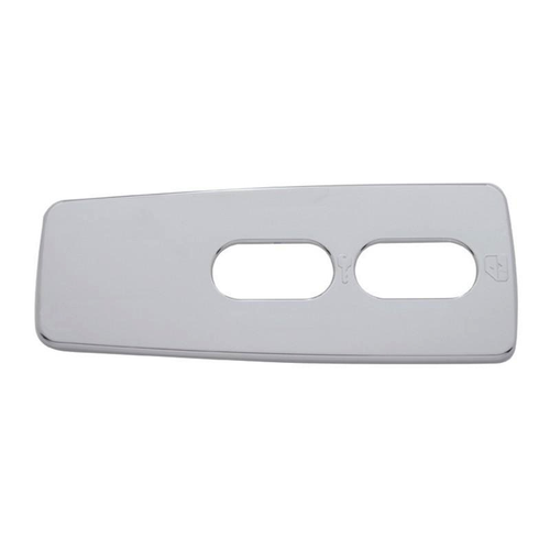 Chrome Window Switch Cover For 2008-2017 Freightliner Cascadia - Passenger - 2 Openings