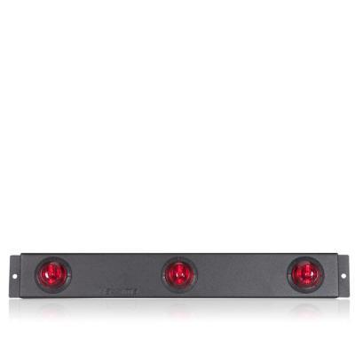 Low Profile Lightning Id Bar 1 1/4" Round Red P2PC CM Maxxima